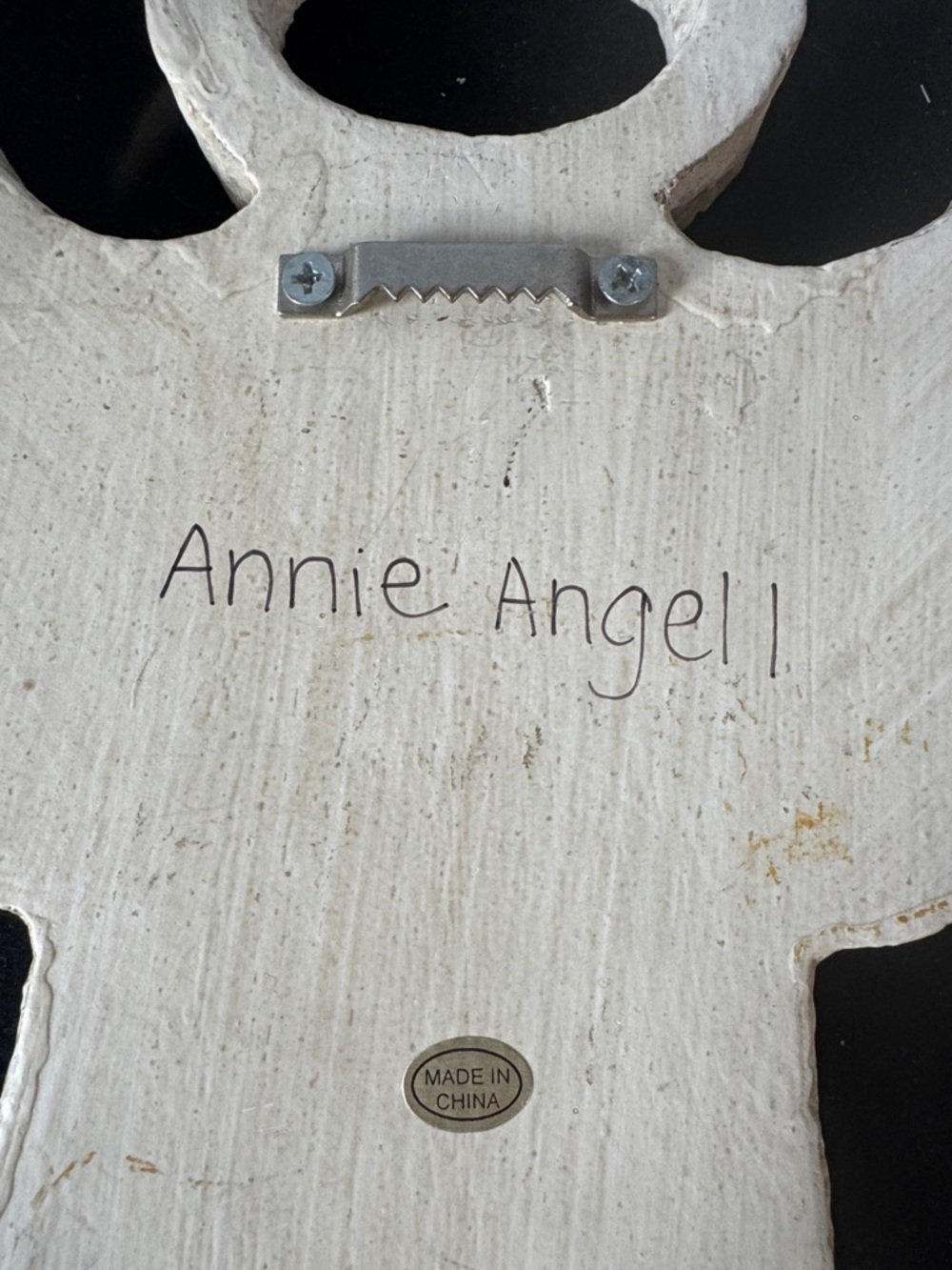14-inch Caffco Angel wall plaque inscribed with the Lord's Prayer - Picture 4 of 10
